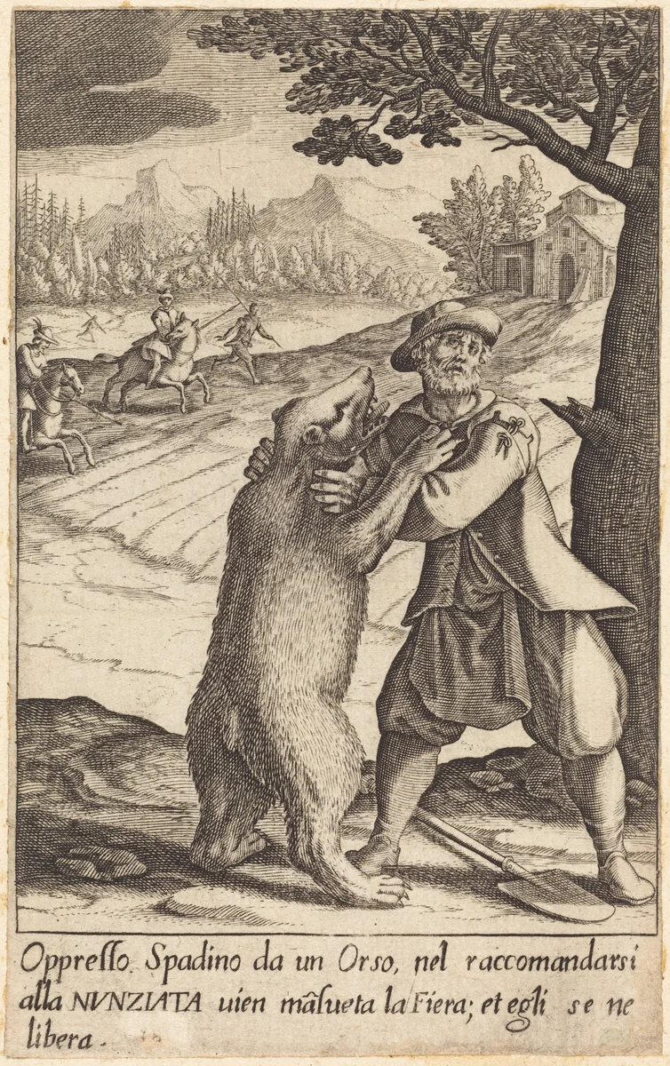 Spadino by Jacques Callot, print, 1619