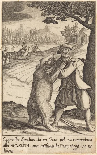 Spadino by Jacques Callot, print, 1619