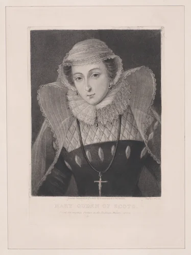 Mary, Queen of Scots by John Whessell, print, 1839