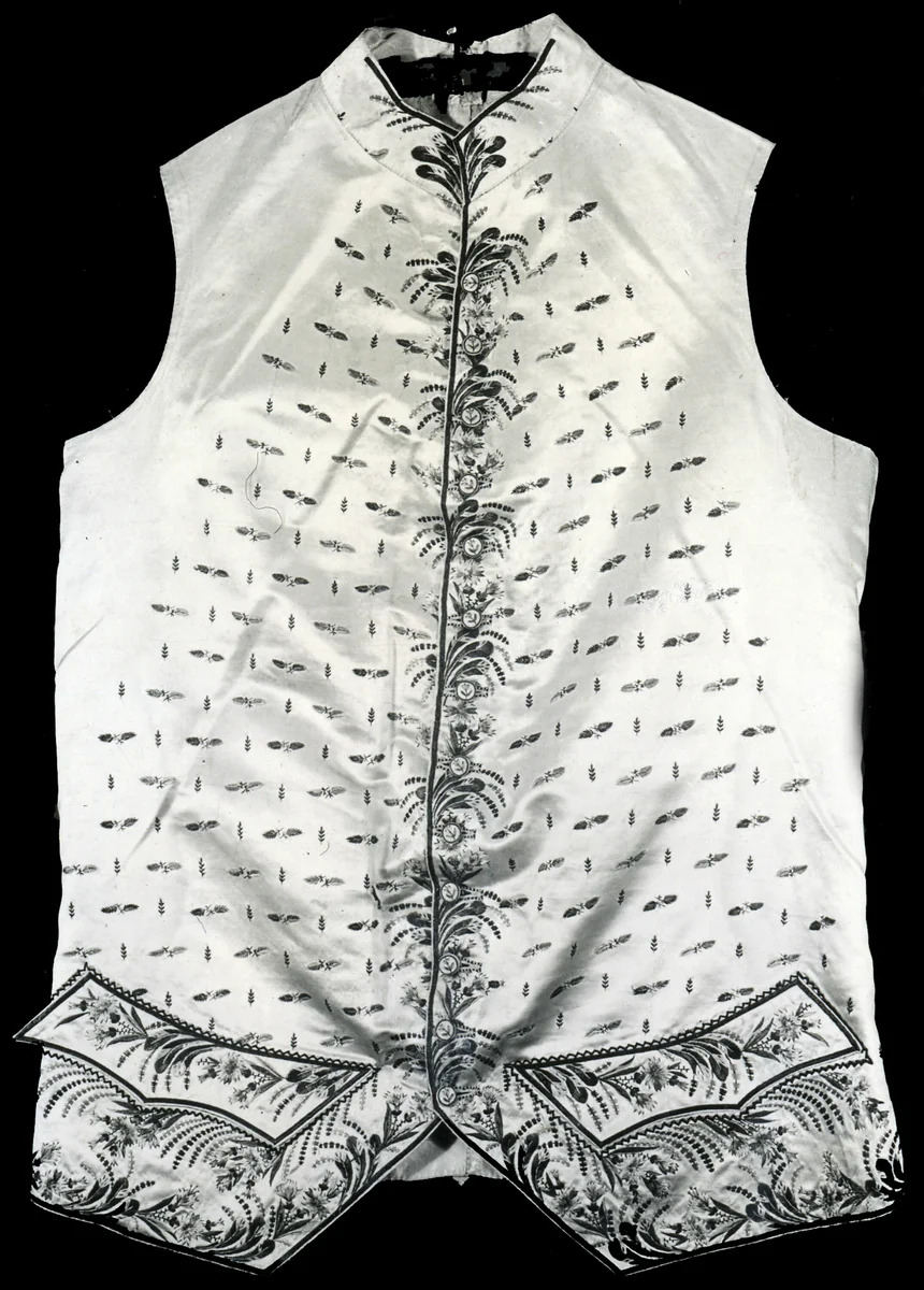 Waistcoat by France, textile, 1775-1800