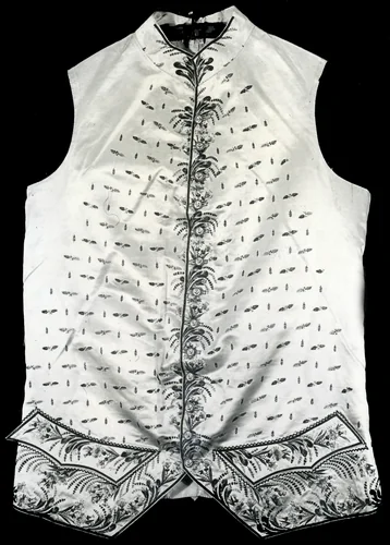 Waistcoat by France, textile, 1775-1800