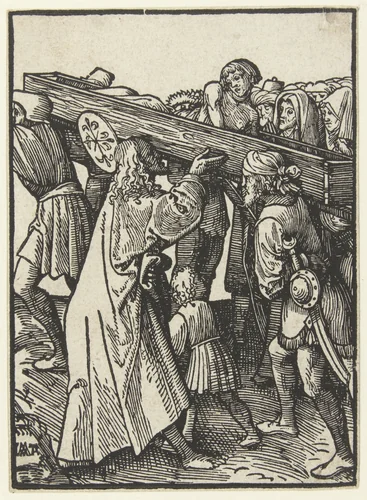 Opwekking van de zoon van de weduwe te Nain by Unknown, print, 1520-1521