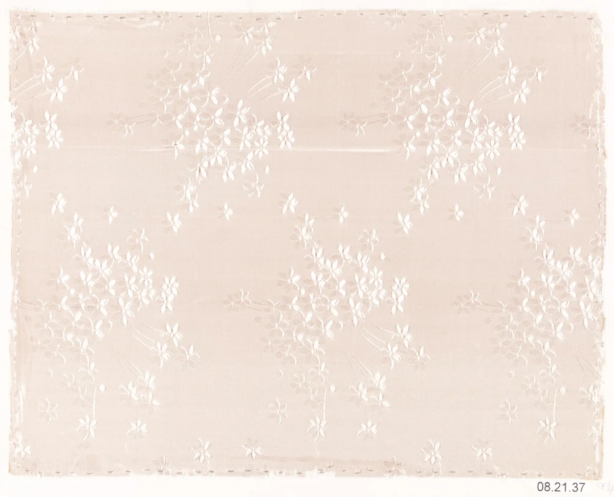 Textile sample by Unknown Designer, textile, 1900