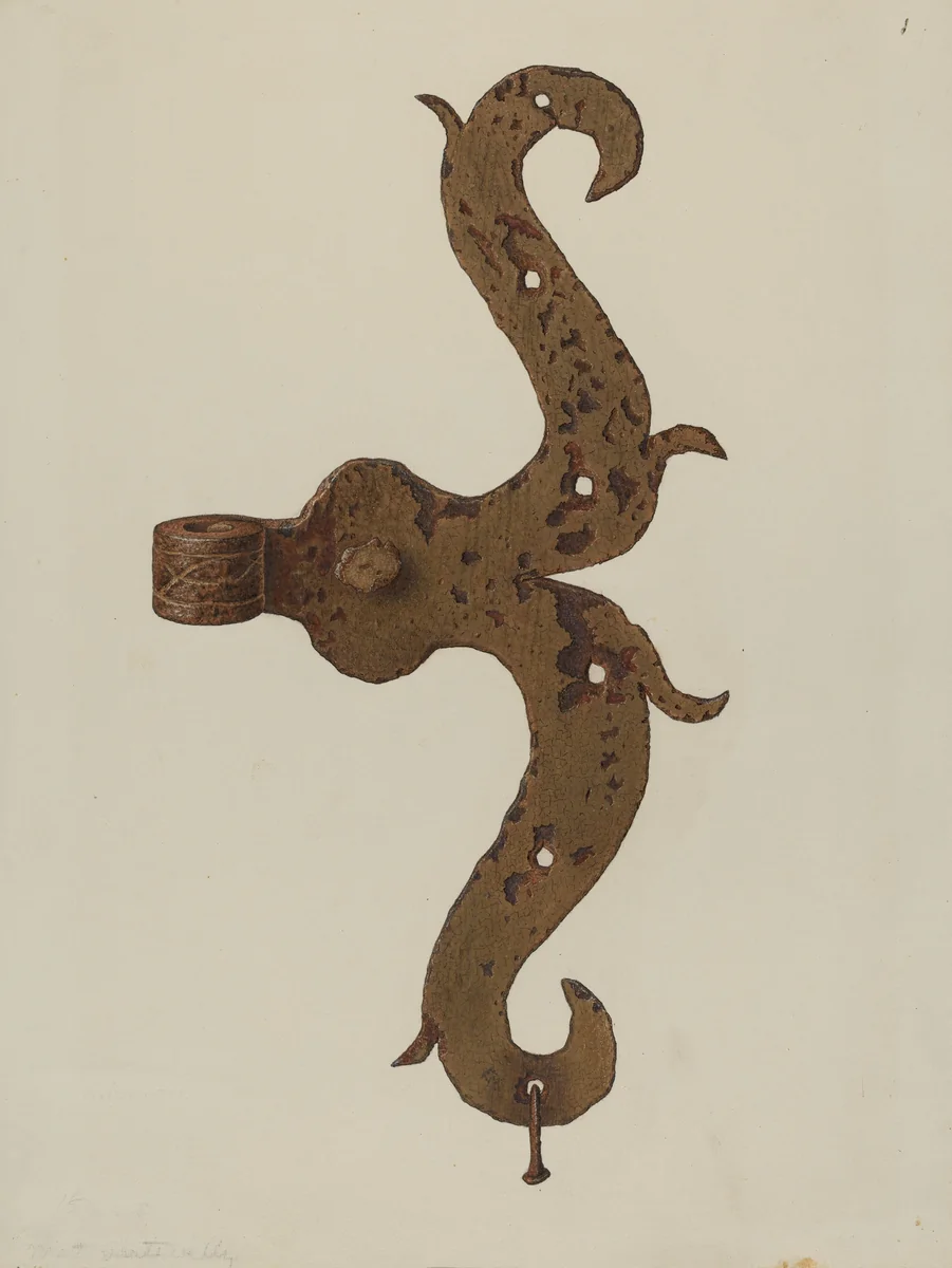 Hinge Butt by Nicholas Amantea, index of american design, 1940