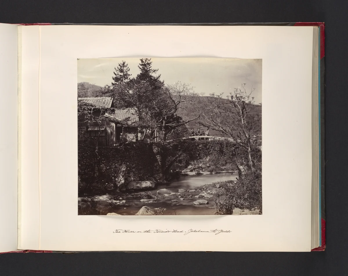 Tea House on the Yokaido Road, Yokohama to Yeddo by John Thomson, photograph, 1865