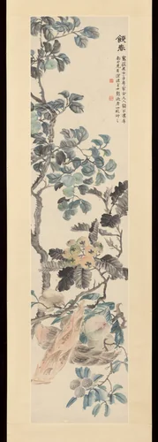 Flowers by Lu Hui, painting, 1851-1920