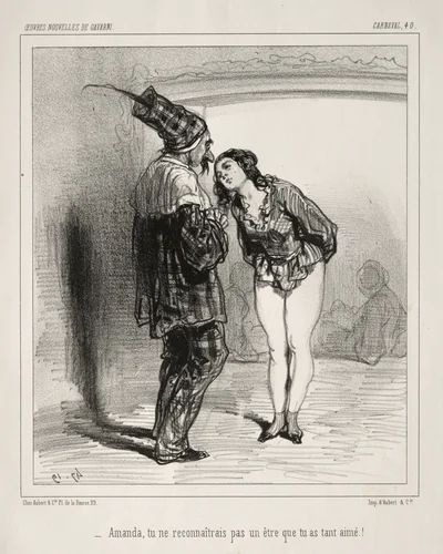 Carnaval by Paul Gavarni, print, 1824-1847