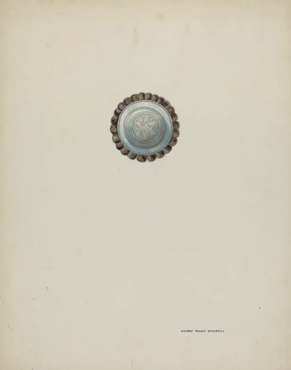 Concha by Eva Fox; Harry Mann Waddell, index of american design, 1936