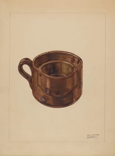 Shaving Mug by Frank Fumagalli, index of american design, 1935-1942