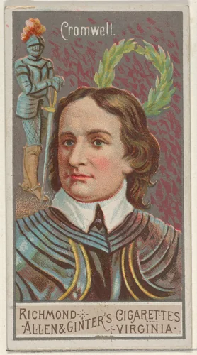 Oliver Cromwell, from the Great Generals series (N15) for Allen & Ginter Cigarettes Brands by Allen & Ginter, print, 1888