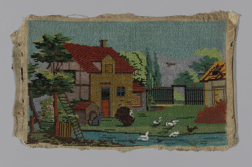 Picture (Beaded) by England, textile, 1801-1900