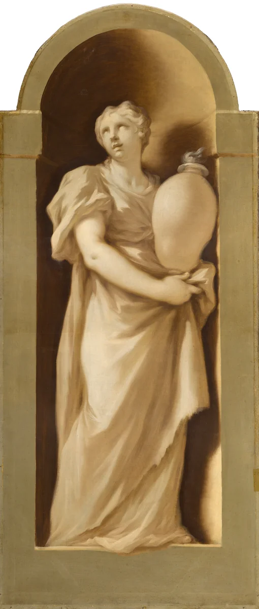 The Four Elements: Fire by Giovanni Antonio Pellegrini, painting, 1718