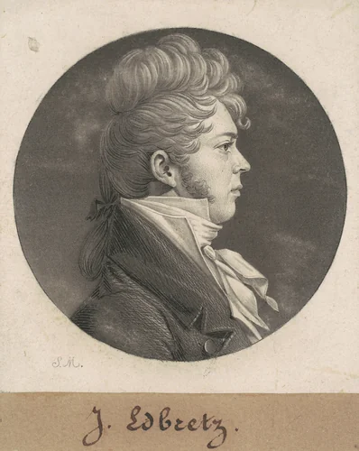 John Hill Smith by Charles B. J. Févret de Saint-Mémin, print, 1803-1813