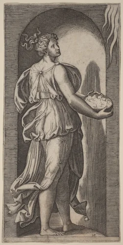 Hope by Marcantonio Raimondi, print, 1510-1527