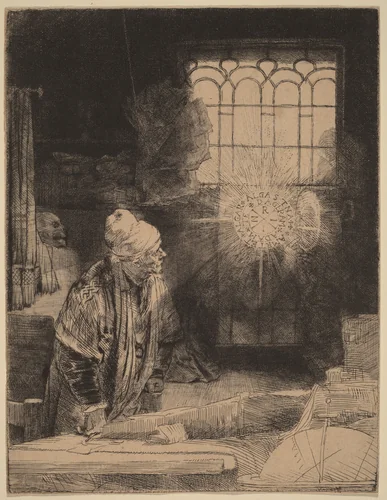 Faust by Rembrandt van Rijn, print, 1652