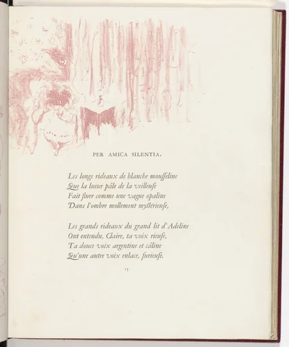 In-text plate (page 13) from Parallèlement (In Parallel) by Pierre Bonnard, illustrated book, 1900