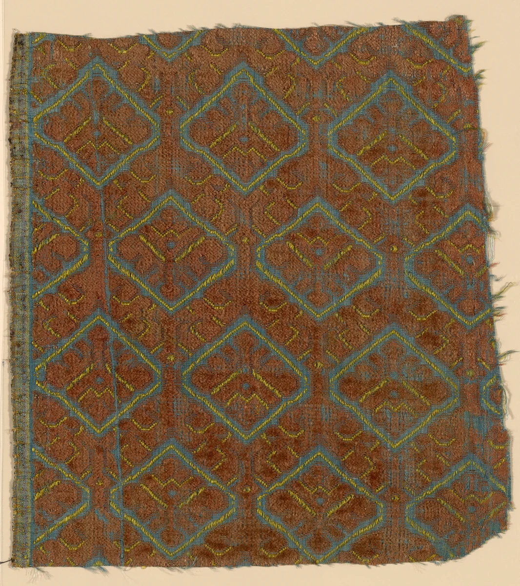 Fragment by Italy, textile, 1575-1600