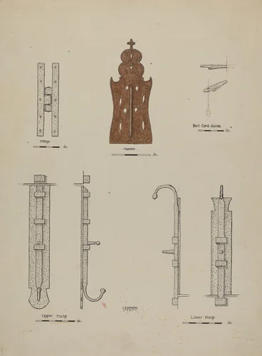 Doorway and Doors by Warren W. Lemmon; Paul Park, index of american design, 1939