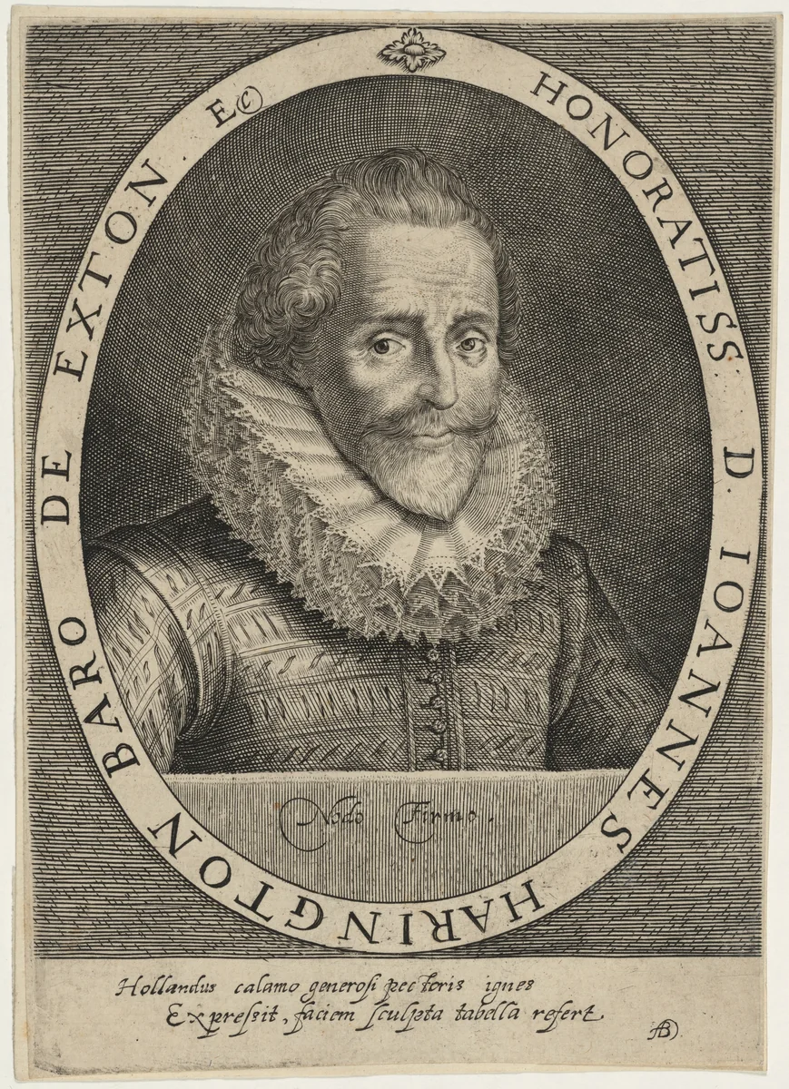 John Harington, First Baron of Exton by Magdalena van de Passe
Willem de Passe, print, 1620