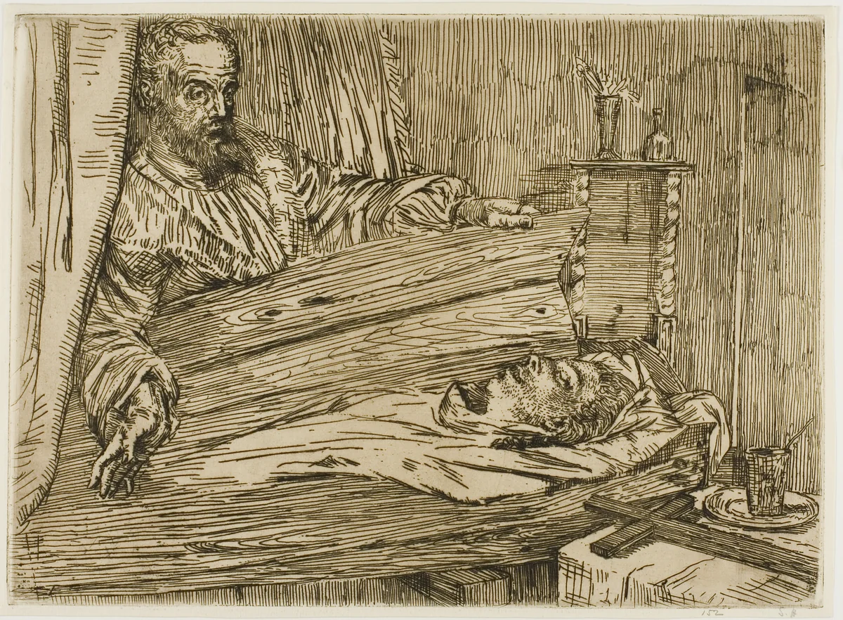 Berenice by Alphonse Legros, print, 1861