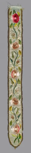 Border Fragment by France, textile, 1775-1825