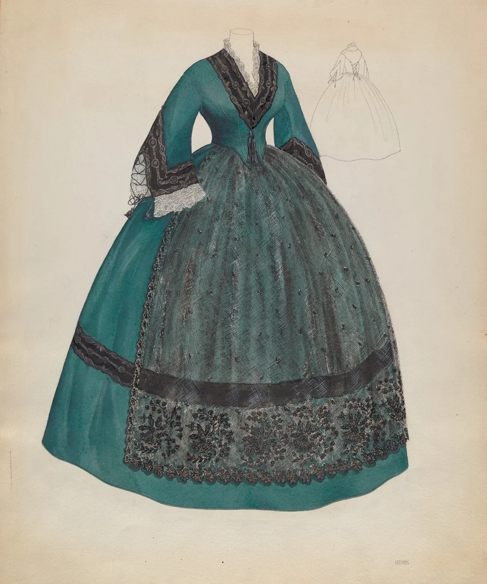 Dress by Melita Hofmann, index of american design, 1937