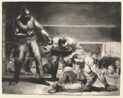 The White Hope by George Bellows, print, 1921