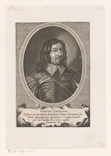 Portret van Johann Ernst von Pistoris von Seusslitz by Matthäus Merian, book, 1652