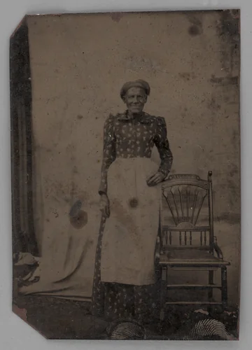 Untitled (Portrait of a Standing Woman) by Unknown maker, other, 1875