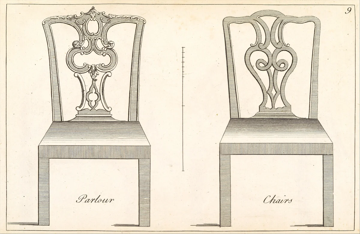 The Cabinet and Chair-Maker's Real Friend and Companion, or, the Whole System of Chair-Making Made plain and easy by Robert Manwaring, book, 1765