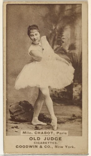 Mlle. Chabot, Paris, from the Actors and Actresses series (N171) for Old Judge Cigarettes by Goodwin & Company, photograph, 1886-1890