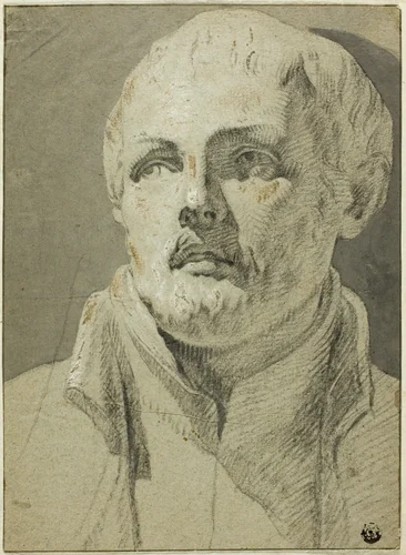 Divine of Reformation Time by Peter van Lint, drawing, 1629-1690