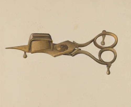 Wick Trimmer by Samuel O. Klein, index of american design, 1936