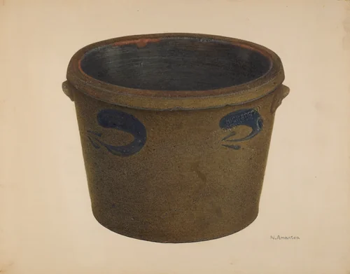 Crock by Nicholas Amantea, index of american design, 1939