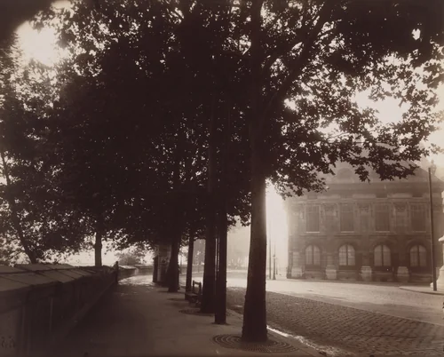 Quai Voltaire (Institut) by Eugène Atget, photograph, 1925