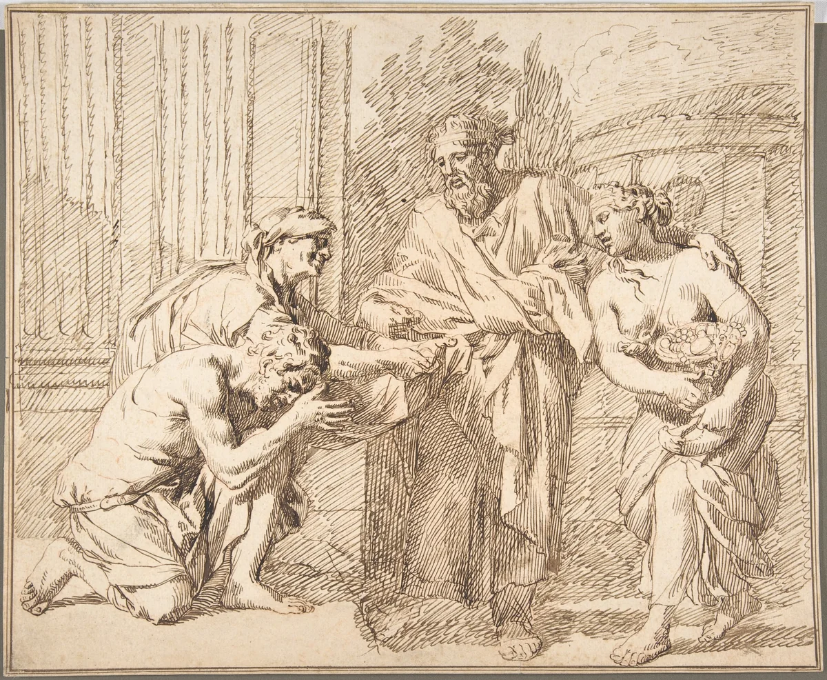 Allegory of Fecundity (?) by Gerard de Lairesse, drawing, 1660-1711