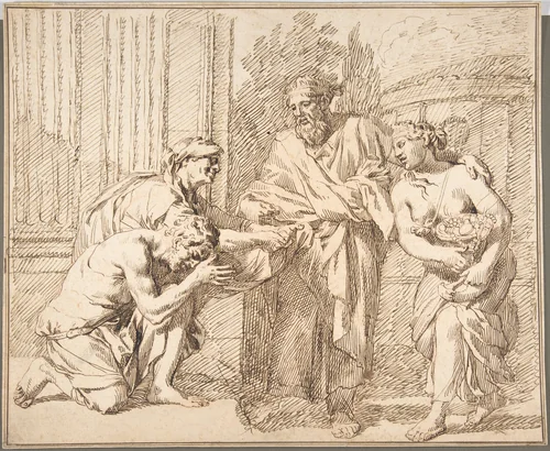 Allegory of Fecundity (?) by Gerard de Lairesse, drawing, 1660-1711