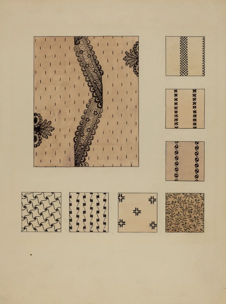 Printed Cottons by Millia Davenport, index of american design, 1936