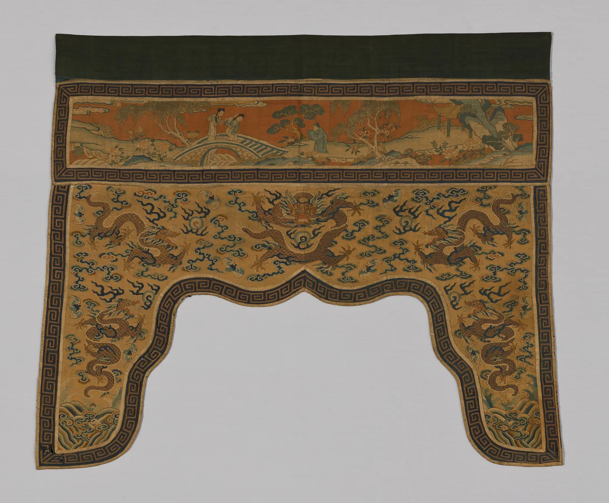 Valance by China, textile, 1775-1800