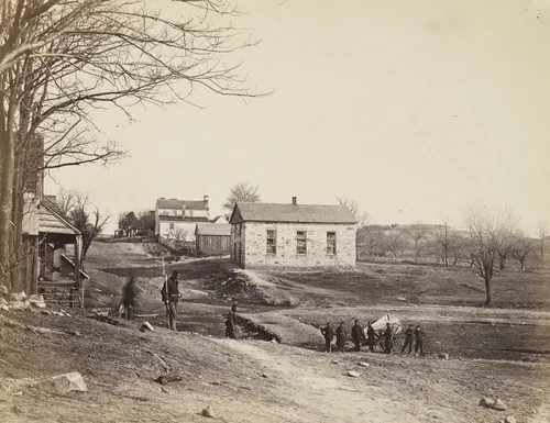 Stone Church, Centreville, Virginia by Alexander Gardner, photograph, 1862