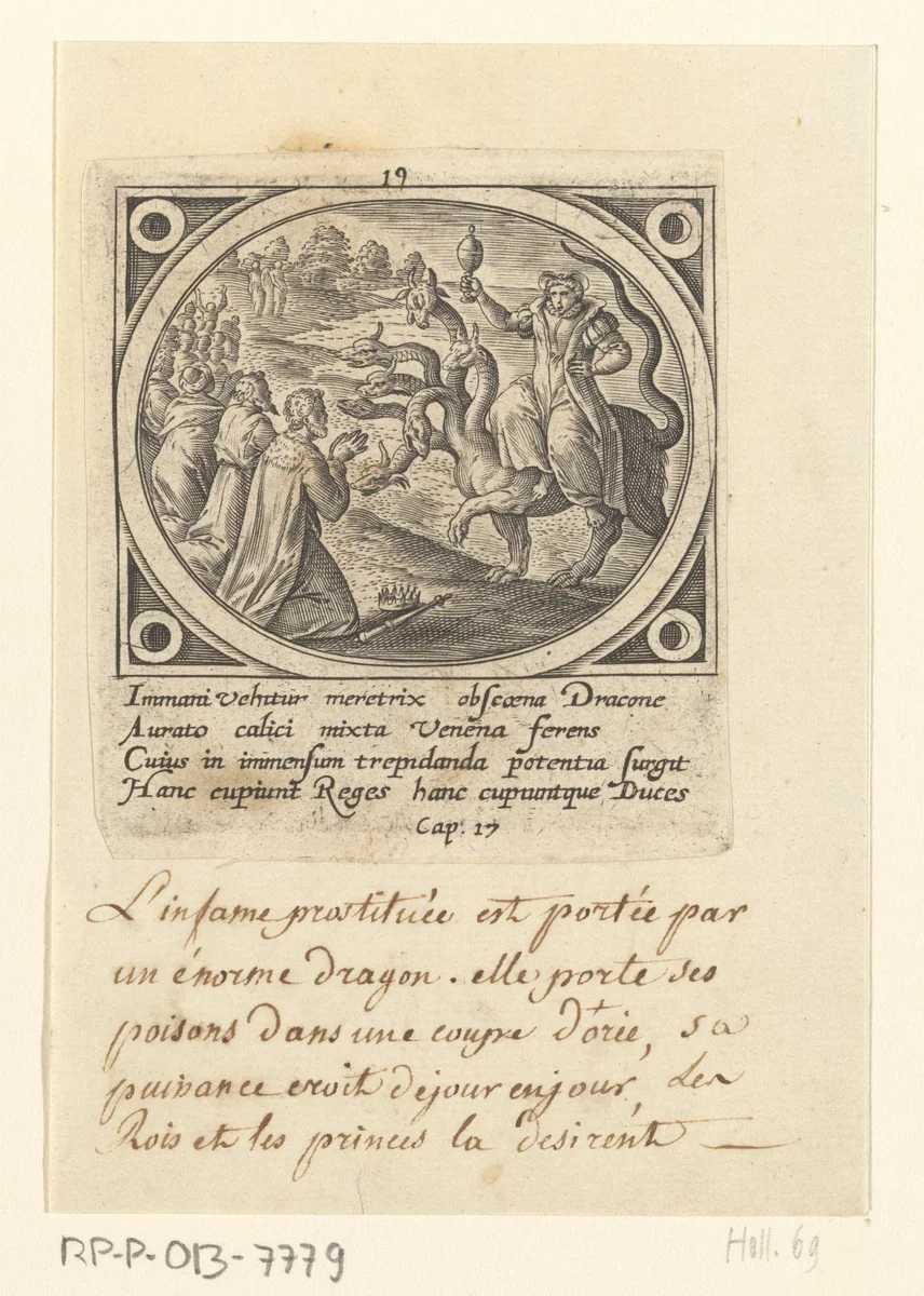 Hoer van Babylon by Unknown, print, 1585