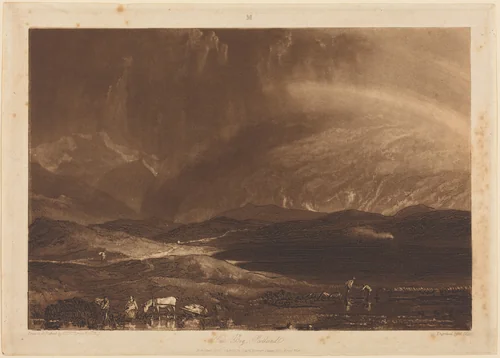 Peat Bog, Scotland by Joseph Mallord William Turner, print, 1812