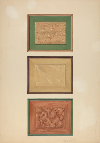 Zoar Door Panels by Fritz Boehmer, index of american design, 1937