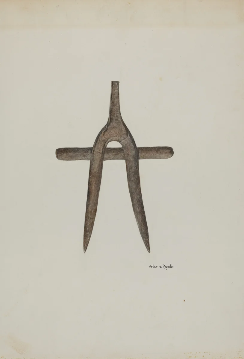 Digging Tool by Arthur P. Reynolds, index of american design, 1939