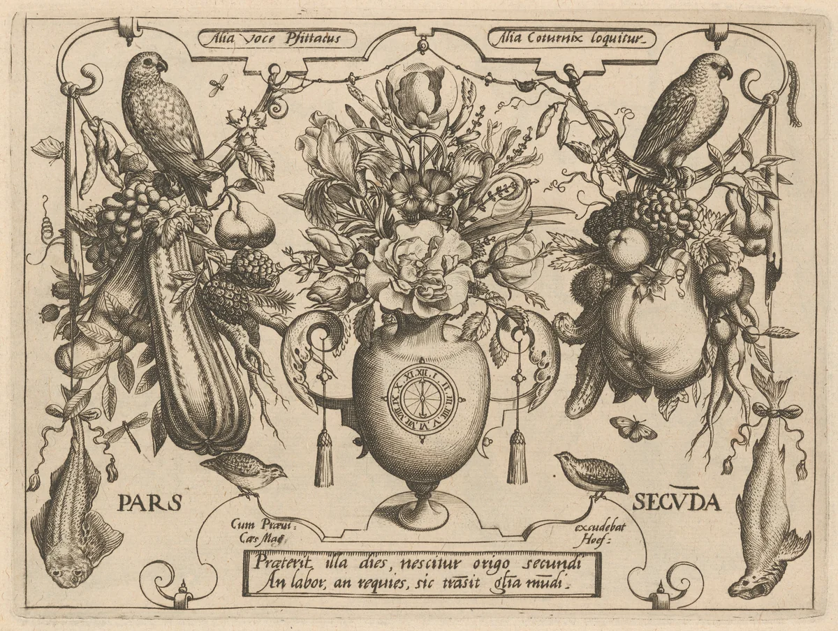 Archetypa studiaque patris Georgii Hoefnagelii [Part 2, Title Page] by Jacob Hoefnagel; Joris Hoefnagel, print, 1592