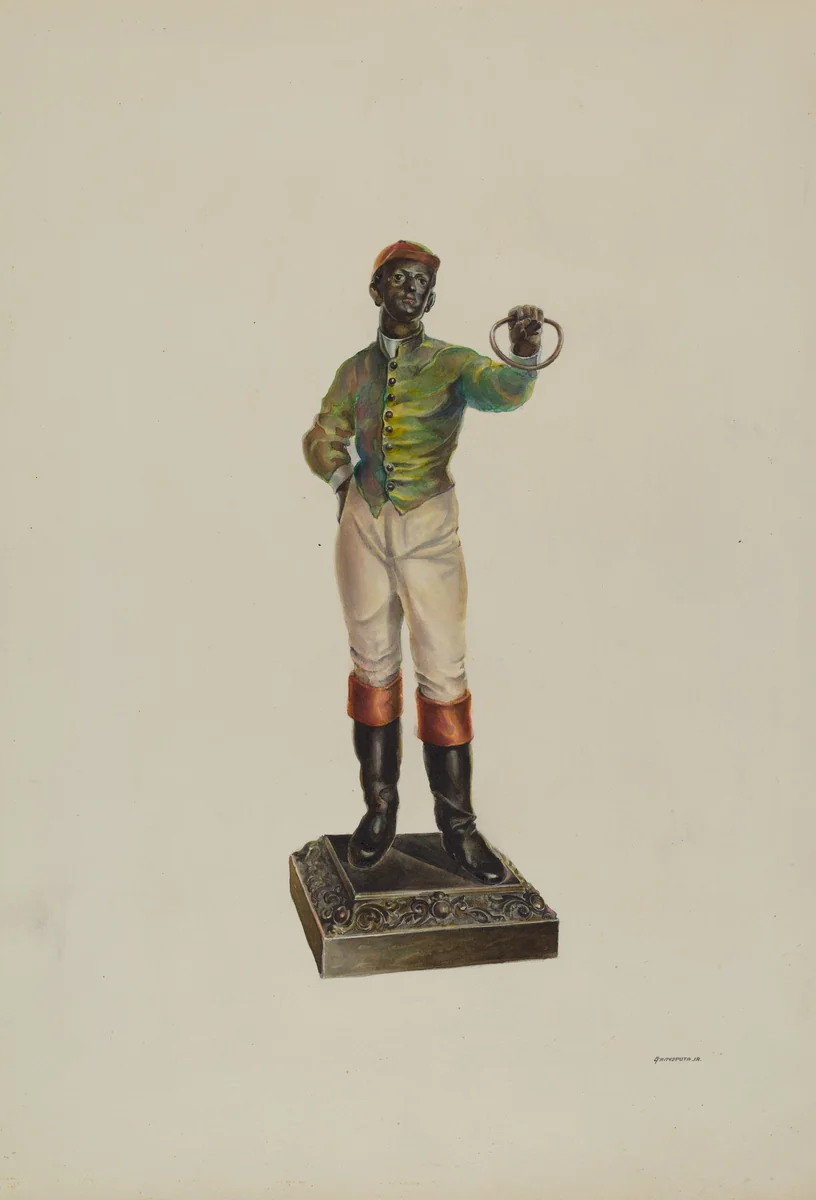 Hitching Post by Robert W.R. Taylor, index of american design, 1937