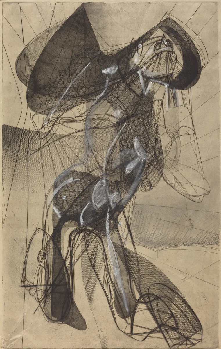 Amazon by Stanley William Hayter, print, 1945