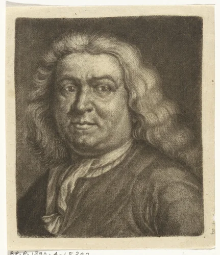 Portret van Johannes Jacobus Vitriarius by Johannes de Groot, print, 1698-1776