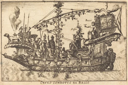 Orfeo condotto da Bacco by Balthasar Moncornet
Remigio Cantagallina, print, 1600-1668