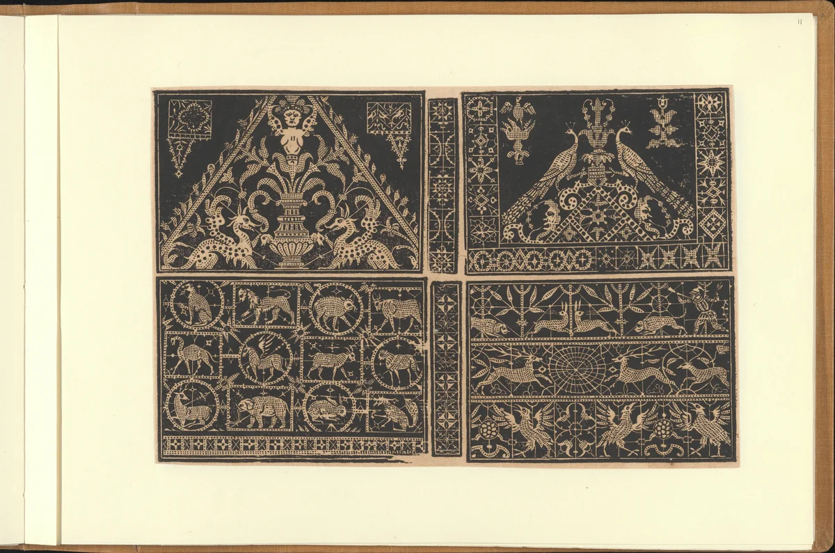 Schon newes Modelbuch...Page 11(r) by Sigismundus Latomus, book, 1617
